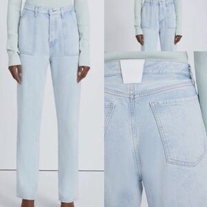 7 For All Mankind Lustre Easy Straight Wide Leg Jeans Women’s 25